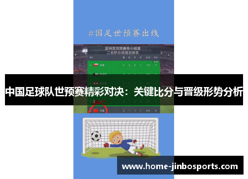中国足球队世预赛精彩对决：关键比分与晋级形势分析